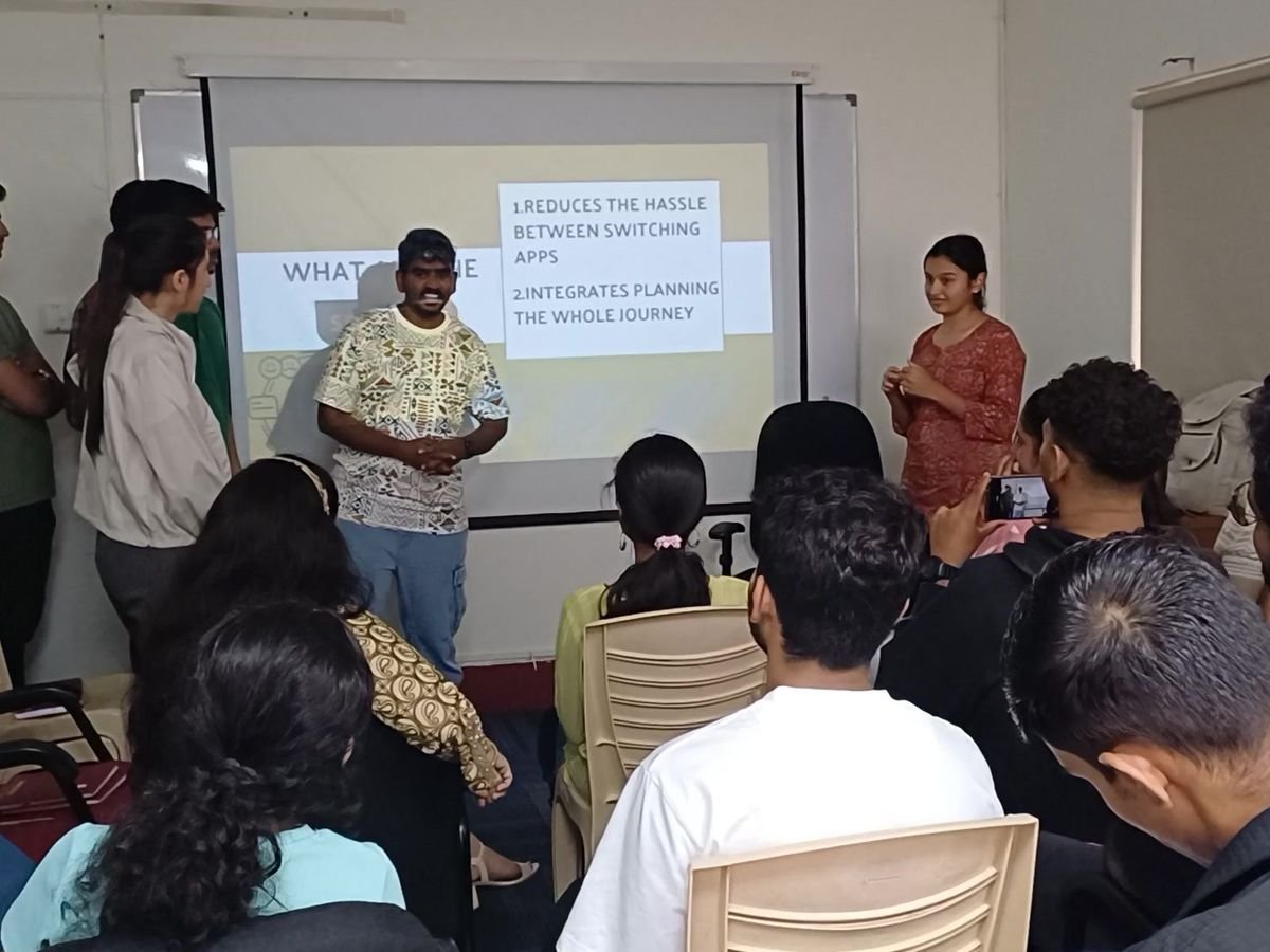 Participants presenting to their batch during a Protocol class